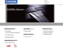 Tablet Screenshot of naniwa-abrasive.com